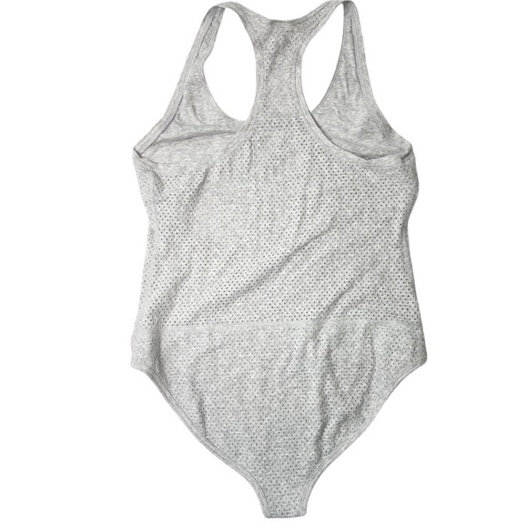 Victoria's Secret Tops - Victoria sport grey bodysuit one piece racerback tank -LRG